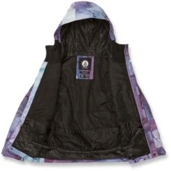 Volcom Youth Sass'N'Frass Insulated Jacket -Obermeyer Store fw2324 volcom youthsassnfrassinsjacket glacierink 3