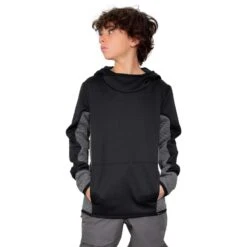 Obermeyer Teen Boys Asher Flc Hoodie -Obermeyer Store fw23 obermeyer boysasherflchoodie black 1