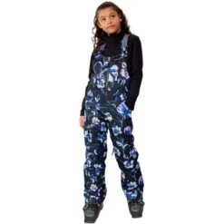 Obermeyer Teen Girls Anya Bib Pant -Obermeyer Store fw23 obermeyer girlsanyabibpant nightlife 1
