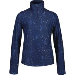 Obermeyer Teen Girls Clara 1/4 Zip Top -Obermeyer Store fw23 obermeyer teengirlsclaraquarterziptop mymoonandstars 3