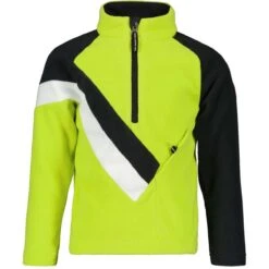 Obermeyer Youth Morgan Fleece Top -Obermeyer Store fw23 obermeyer youthmorganfleecetop fluorescent 1