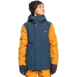 Quiksilver Boys Ridge Jacket -Obermeyer Store fw23 quiksilver boysridgejacket insigniablue 1