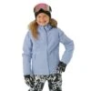 Roxy Meade Girl Jacket -Obermeyer Store fw23 roxy girlsmeadejacket easteregg model1