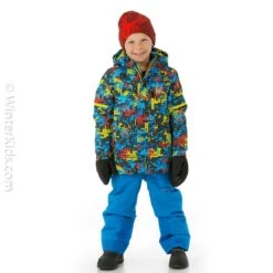 Spyder Boys Mini Impulse Synthetic Down Jacket -Obermeyer Store fw23 spyder boysminiimpulsesyntheticdownjacket digibug model2