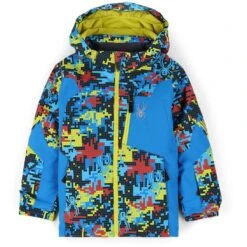 Spyder Boys Mini Leader Jacket 15 Spyder Boys Mini Leader Jacket -Obermeyer Store fw23 spyder boysminileaderjacket digibug