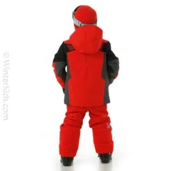 Spyder Boys Mini Leader Jacket 18 Spyder Boys Mini Leader Jacket -Obermeyer Store fw23 spyder boysminileaderjacket volcano model3