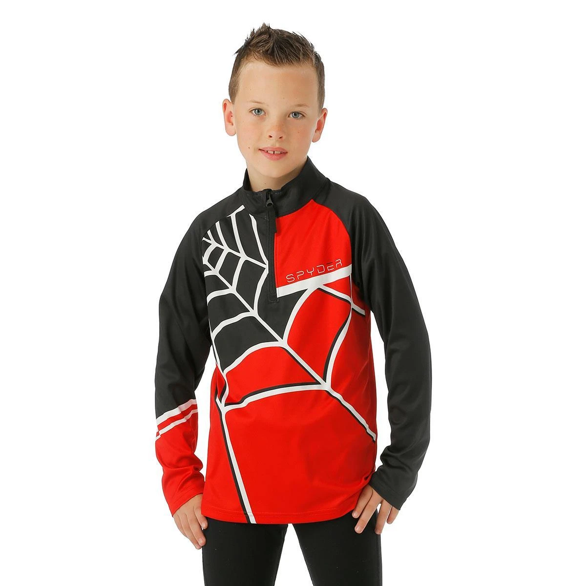 Spyder Boys Web Zip T-Neck 11 Spyder Boys Web Zip T-Neck - Image 9