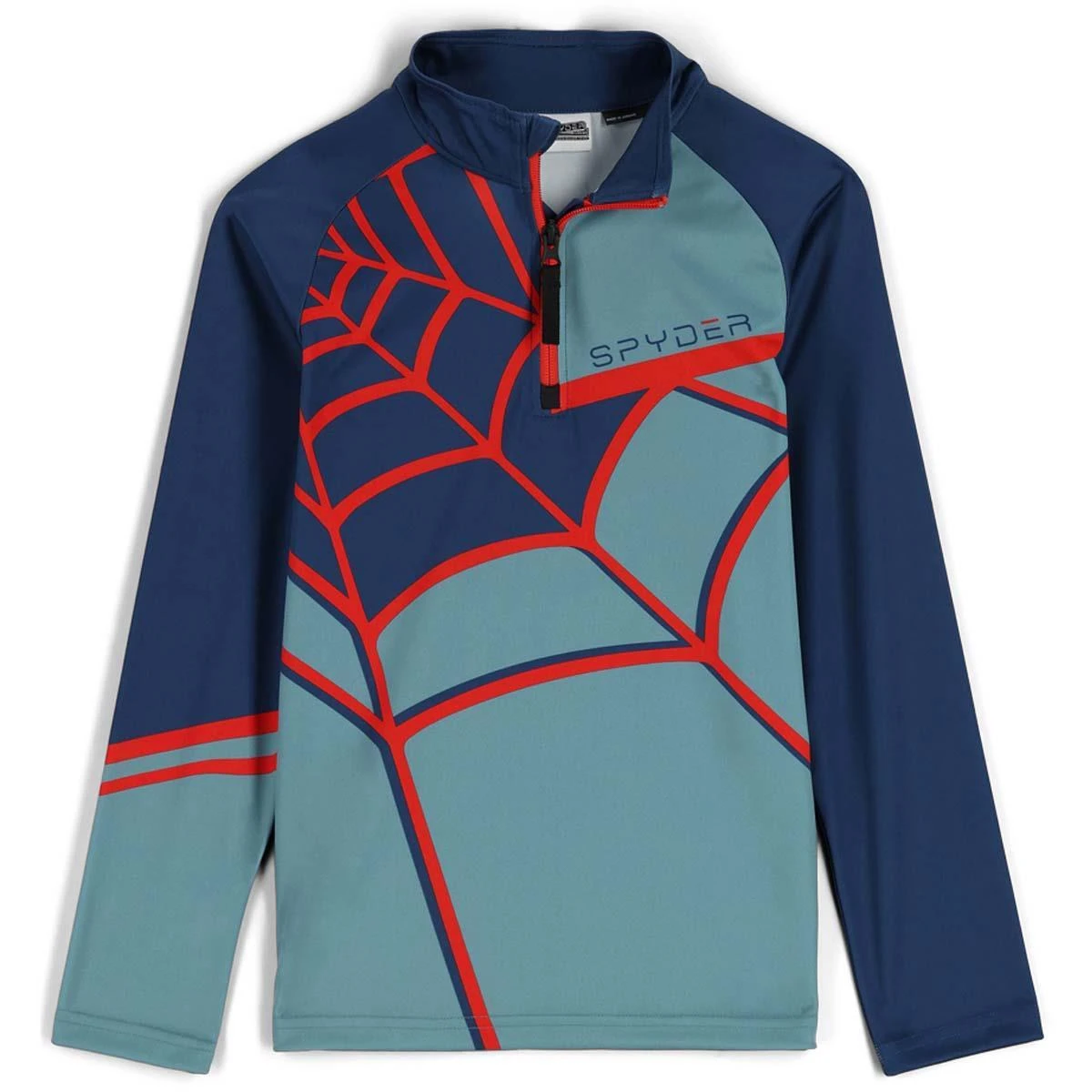 Spyder Boys Web Zip T-Neck 9 Spyder Boys Web Zip T-Neck - Image 7