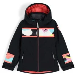 Spyder Girls Mila Jacket 14 Spyder Girls Mila Jacket -Obermeyer Store fw23 spyder girlsmilajacket black
