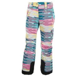 Girls Zoe Pant -Obermeyer Store fw23 sunice girlszoepant brickprint 1