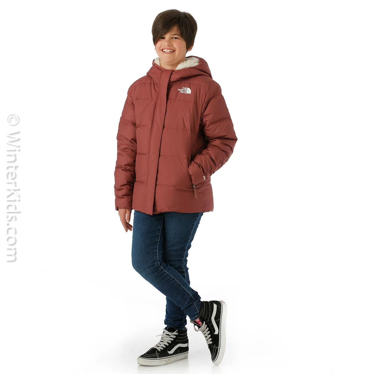 The North Face Girls North Down Fleece-Lined Parka 4 The North Face Girls North Down Fleece-Lined Parka - Image 2