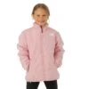 The North Face Girls Reversible Mossbud Jacket -Obermeyer Store fw23 tnf girlsreversiblemossbudjacket pink model1