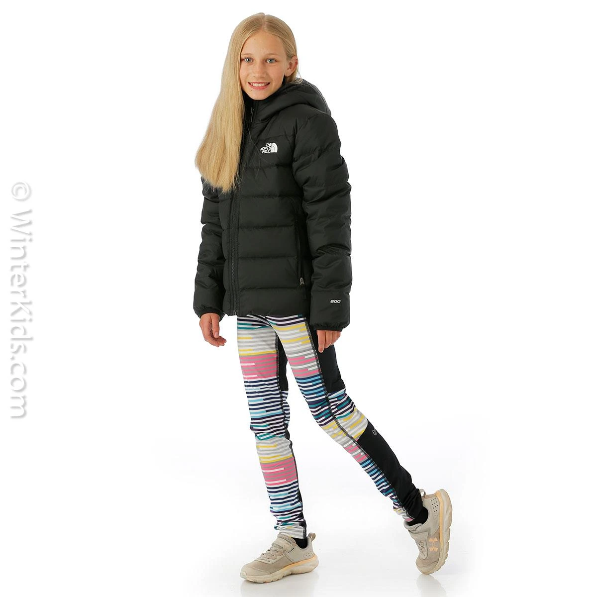 The North Face Girls Reversible North Down Hooded Jacket 11 The North Face Girls Reversible North Down Hooded Jacket - Image 9