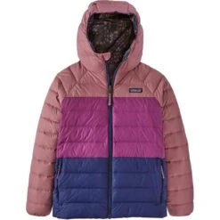 Patagonia Youth Reversible Down Sweater Hoody - Youth -Obermeyer Store prf2223 68640 wabk to